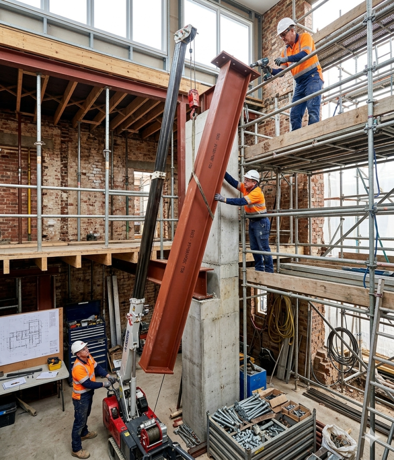 RSJ-Steel-Installation
